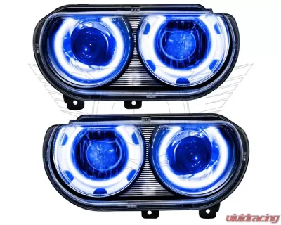 Oracle Lighting Pre-Assembled Headlights (HID Style) Blue Color SMD HL Dodge Challenger 2008-2014 - 7132-002