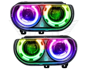 Oracle Lighting Pre-Assembled Headlights (HID Style) ColorSHIFT SMD HL Dodge Challenger 2008-2014