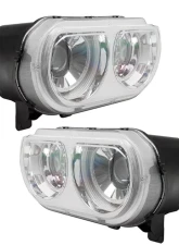 Oracle Lighting Pre-Assembled Headlights (HID Style) ColorSHIFT w/ Simple Controller SMD HL Dodge Challenger 2008-2014                                     - 7132-504 - Image 3