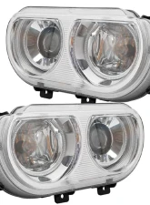 Oracle Lighting Pre-Assembled Headlights (HID Style) ColorSHIFT w/ Simple Controller SMD HL Dodge Challenger 2008-2014                                     - 7132-504 - Image 4