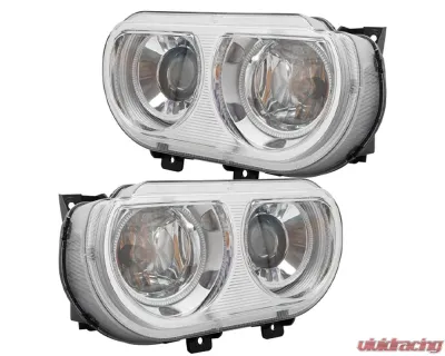 Oracle Lighting Pre-Assembled Headlights (HID Style) ColorSHIFT w/ Simple Controller SMD HL Dodge Challenger 2008-2014 - 7132-504