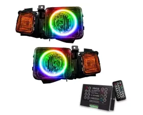 Oracle Lighting Pre-Assembled Headlights (Combo) ColorSHIFT w/ 2.0 Controller SMD HL Hummer H3 2006-2008