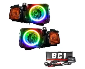 Oracle Lighting Pre-Assembled Headlights (Combo) ColorSHIFT w/ BC1 Controller SMD HL Hummer H3 2006-2008