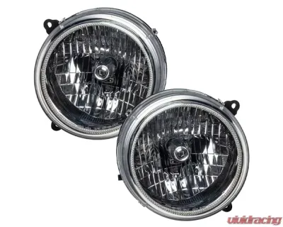 Oracle Lighting Pre-Assembled LED Halo Headlights (No Leveling) White Color SMD HL Jeep Liberty 2005-2007 - 7136-001