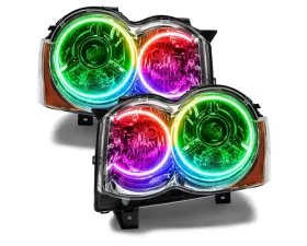 Oracle Lighting Pre-Assembled LED Halo Headlights (HID Style) ColorSHIFT w/o Controller SMD HL Jeep Grand Cherokee 2008-2010