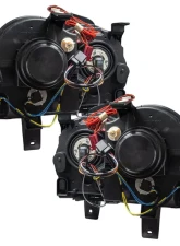 Oracle Lighting Pre-Assembled LED Halo Headlights (HID Style) ColorSHIFT w/ 2.0 Controller SMD HL Jeep Grand Cherokee 2008-2010                                     - 7139-333 - Image 4