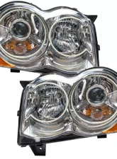 Oracle Lighting Pre-Assembled LED Halo Headlights (HID Style) ColorSHIFT w/ 2.0 Controller SMD HL Jeep Grand Cherokee 2008-2010                                     - 7139-333 - Image 2