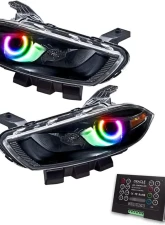 Oracle Lighting Pre-Assembled Headlights (HID Style - Black Housing) ColorSHIFT w/ 2.0 Controller SMD HL Dodge Dart 2013-2016                                     - 7142-333 - Image 5