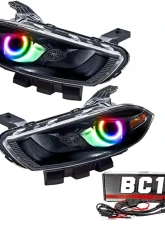 Oracle Lighting Pre-Assembled Headlights (HID Style - Black Housing) ColorSHIFT w/ BC1 Controller SMD HL Dodge Dart 2013-2016                                     - 7142-335 - Image 5