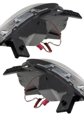 Oracle Lighting Pre-Assembled Headlights (HID Style - Black Housing) ColorSHIFT w/ Simple Controller SMD HL Dodge Dart 2013-2016                                     - 7142-504 - Image 4