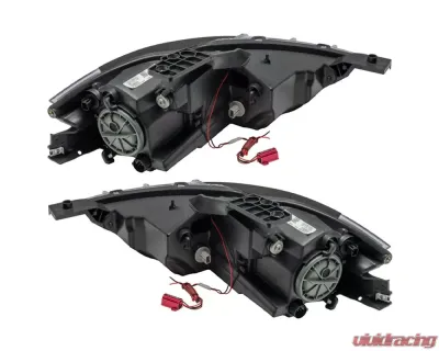 Oracle Lighting Pre-Assembled Headlights (HID Style - Black Housing) ColorSHIFT w/ Simple Controller SMD HL Dodge Dart 2013-2016 - 7142-504