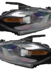 Oracle Lighting Pre-Assembled Headlights (HID Style - Black Housing) ColorSHIFT w/ Simple Controller SMD HL Dodge Dart 2013-2016                                     - 7142-504 - Image 3