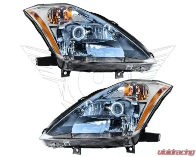 Oracle Lighting Pre-Assembled Headlights (HID Style) ColorSHIFT w/ BC1 Controller SMD HL Nissan 350Z 2003-2005 - 7144-335