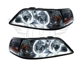 Oracle Lighting Pre-Assembled LED Halo Headlights (Non-HID) White Color SMD HL Lincoln Town Car 2005-2008