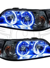 Oracle Lighting Pre-Assembled LED Halo Headlights (Non-HID) Blue Color SMD HL Lincoln Town Car 2005-2008                                     - 7155-002 - Image 5
