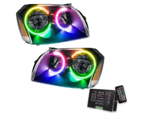 Oracle Lighting Pre-Assembled Halo Headlights (Black Housing) ColorSHIFT w/ 2.0 Controller SMD HL Dodge Magnum 2005-2007