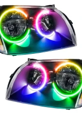 Oracle Lighting Pre-Assembled Halo Headlights (Black Housing) ColorSHIFT w/o Controller SMD HL Dodge Magnum 2005-2007                                     - 7156-334 - Image 5