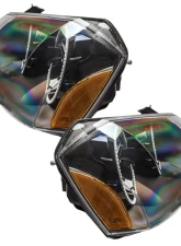 Oracle Lighting Pre-Assembled Halo Headlights (Black Housing) ColorSHIFT w/ RF Controller SMD HL Dodge Magnum 2005-2007                                     - 7156-330 - Image 3