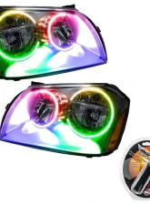 Oracle Lighting Pre-Assembled Halo Headlights (Chrome Housing) ColorSHIFT SMD HL Dodge Magnum 2005-2007                                     - 7157-330 - Image 5