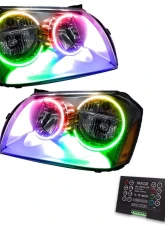 Oracle Lighting Pre-Assembled Halo Headlights (Chrome Housing) ColorSHIFT w/ 2.0 Controller SMD HL Dodge Magnum 2005-2007                                     - 7157-333 - Image 5