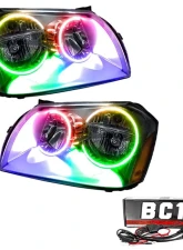 Oracle Lighting Pre-Assembled Halo Headlights (Chrome Housing) ColorSHIFT w/ BC1 Controller SMD HL Dodge Magnum 2005-2007                                     - 7157-335 - Image 5