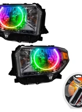 Oracle Lighting Pre-Assembled Headlights LED Halo Kit ColorSHIFT w/ RF Controller Toyota Tundra 2014-2017                                     - 7158-330 - Image 5