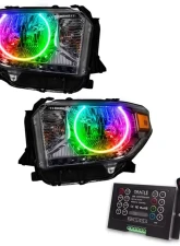 Oracle Lighting Pre-Assembled Headlights LED Halo Kit ColorSHIFT w/ 2.0 Controller Toyota Tundra 2014-2017                                     - 7158-333 - Image 5
