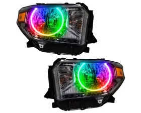 Oracle Lighting Pre-Assembled Headlights LED Halo Kit ColorSHIFT w/ No Controller Toyota Tundra 2014-2017