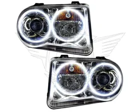 Oracle Lighting Pre-Assembled Halo Headlights (Non-HID) White Color SMD HL Chrysler 300C V8 2005-2010