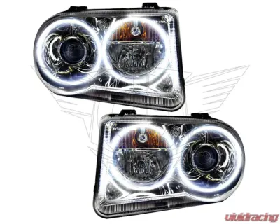 Oracle Lighting Pre-Assembled Halo Headlights (Non-HID) White Color SMD HL Chrysler 300C V8 2005-2010 - 7163-001