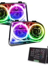Oracle Lighting Pre-Assembled Halo Headlights (Non-HID) ColorSHIFT w/ 2.0 Controller SMD HL Chrysler 300C V8 2005-2010                                     - 7163-333 - Image 5