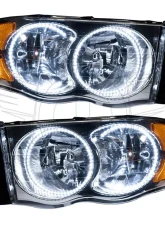 Oracle Lighting Pre-Assembled Halo Headlights White Color SMD HL Dodge Ram 2002-2005                                     - 7164-001 - Image 5