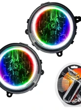 Oracle Lighting Pre-Assembled Halo Headlights ColorSHIFT w/ RF Controller SMD HL Jeep Patriot 2007-2010                                     - 7168-330 - Image 5