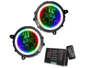 Oracle Lighting Pre-Assembled Halo Headlights ColorSHIFT w/ 2.0 Controller SMD HL Jeep Patriot 2007-2010