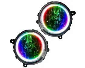 Oracle Lighting Pre-Assembled Halo Headlights ColorSHIFT w/o Controller SMD HL Jeep Patriot 2007-2010