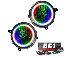 Oracle Lighting Pre-Assembled Halo Headlights ColorSHIFT w/ BC1 Controller SMD HL Jeep Patriot 2007-2010