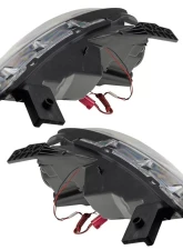 Oracle Lighting Pre-Assembled Halo Headlights (Halogen Style - Black) ColorSHIFT w/o Controller SMD HL Dodge Dart 2013-2016                                     - 7169-334 - Image 4