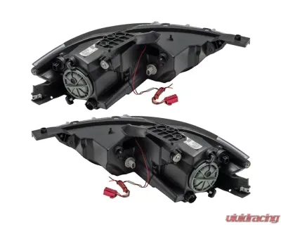 Oracle Lighting Pre-Assembled Halo Headlights (Halogen Style - Black) ColorSHIFT w/o Controller SMD HL Dodge Dart 2013-2016 - 7169-334