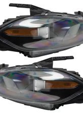 Oracle Lighting Pre-Assembled Halo Headlights (Halogen Style - Black) ColorSHIFT w/o Controller SMD HL Dodge Dart 2013-2016                                     - 7169-334 - Image 3