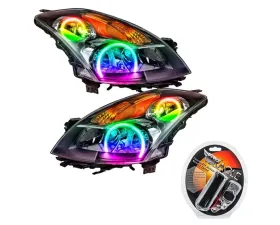 Oracle Lighting Pre-Assembled Halo Headlights (Halogen - Black) ColorSHIFT w/ RF Controller SMD HL Nissan Altima Sedan 2007-2009