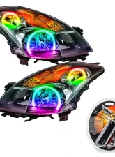 Oracle Lighting Pre-Assembled Halo Headlights (Halogen - Black) ColorSHIFT w/ RF Controller SMD HL Nissan Altima Sedan 2007-2009                                     - 7170-330 - Image 5