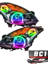 Oracle Lighting Pre-Assembled Halo Headlights (Halogen - Black) ColorSHIFT w/ BC1 Controller SMD HL Nissan Altima Sedan 2007-2009                                     - 7170-335 - Image 5