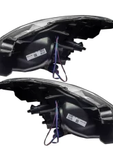 Oracle Lighting Pre-Assembled Halo Headlights (Halogen - Black) ColorSHIFT w/ Simple Controller SMD HL Nissan Altima Sedan 2007-2009                                     - 7170-504 - Image 5