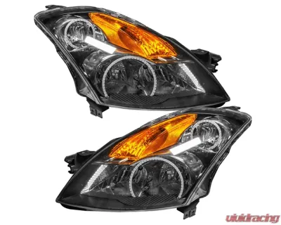 Oracle Lighting Pre-Assembled Halo Headlights (Halogen - Black) ColorSHIFT w/ Simple Controller SMD HL Nissan Altima Sedan 2007-2009 - 7170-504