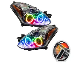 Oracle Lighting Pre-Assembled LED Halo Headlights ColorSHIFT w/ RF Controller SMD HL Nissan Altima Coupe 2010-2012