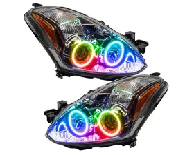 Oracle Lighting Pre-Assembled LED Halo Headlights ColorSHIFT w/o Controller SMD HL Nissan Altima Coupe 2010-2012