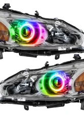Oracle Lighting Pre-Assembled Halo Headlights (Halogen) ColorSHIFT w/o Controller SMD HL Nissan Altima Sedan 2013-2015                                     - 7172-334 - Image 5