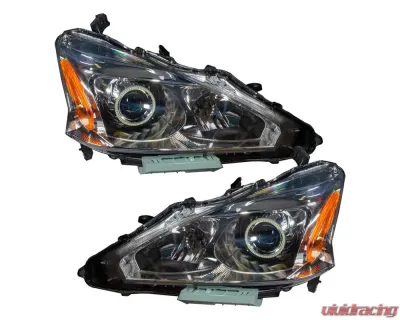 Oracle Lighting Pre-Assembled Halo Headlights (Halogen) White Color SMD HL Nissan Altima Sedan 2013-2015 - 7172-001