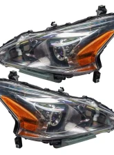 Oracle Lighting Pre-Assembled Halo Headlights (Halogen) White Color SMD HL Nissan Altima Sedan 2013-2015                                     - 7172-001 - Image 3