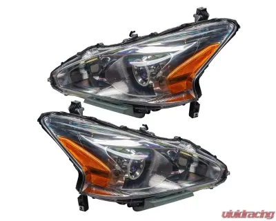Oracle Lighting Pre-Assembled Halo Headlights (Halogen) White Color SMD HL Nissan Altima Sedan 2013-2015 - 7172-001